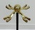 Brass Vintage Brass and Cast Iron Golf Club Fireplace Tools on Stand For Sale - Image 8 of 12
