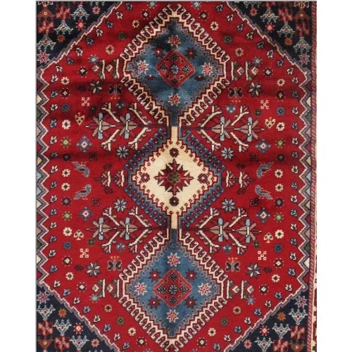 Traditional 2020s Red Persian Yalameh For Sale - Image 3 of 4