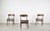 Black Teak and Leatherette Chairs, 1960s, Set of 4 For Sale - Image 8 of 9
