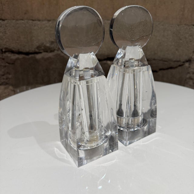 Mid-Century Modern Grainware Lucite Salt & Pepper Grinders Wayne Husted Mid-Century Modern For Sale - Image 3 of 12