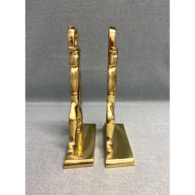 Virginia Metalcrafters Large Virginia Metalcrafters Soldier Bookends For Sale - Image 4 of 11
