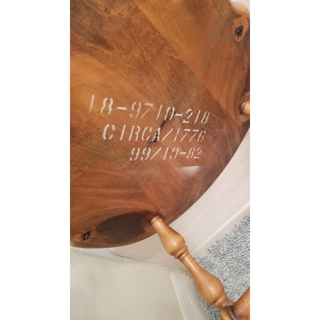 1980s Vintage Ethan Allen Heirloom Maple Rocking Chair For Sale - Image 9 of 9