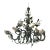 Andromeda Murano Melt Mee Chandelier For Sale