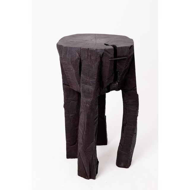 Sculptural Side Table by Logniture For Sale - Image 6 of 18