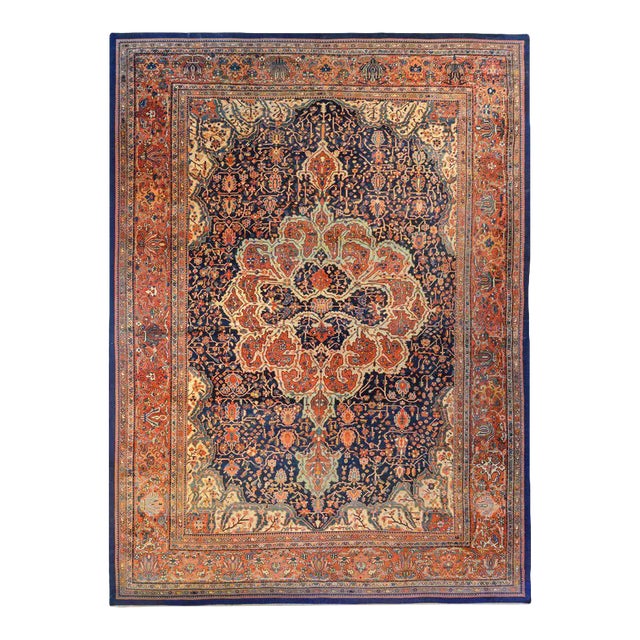 Early 20th Century Sarouk Farahan Rug For Sale