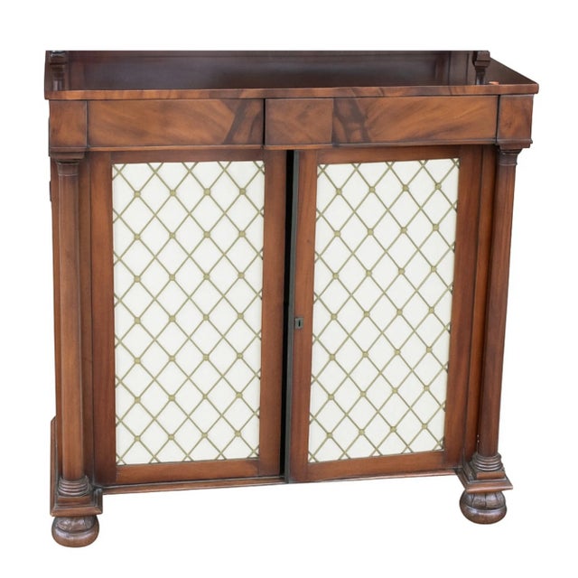 English William IV Rosewood Side Cabinet Chiffonier C 1830 For Sale - Image 4 of 4