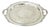 1847 Rogers Bros Eternally Yours Silver Plated Oval Serving Platter Butlers Tray For Sale