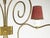 Goldenrod Mid-Century Modern Italian Sconces in White Metal and Brass, Set of 2 For Sale - Image 8 of 18