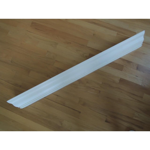 Wood Pottery Barn 2 White Floating Shelves Use as Fireplace Mantel or Shelf - Pair of Ledges Nwot For Sale - Image 7 of 17