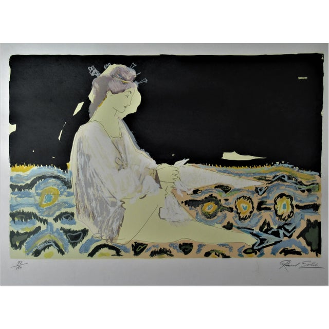 Printmaking Materials Raul Soldi, Mujere II, Circa 1960 For Sale - Image 7 of 7