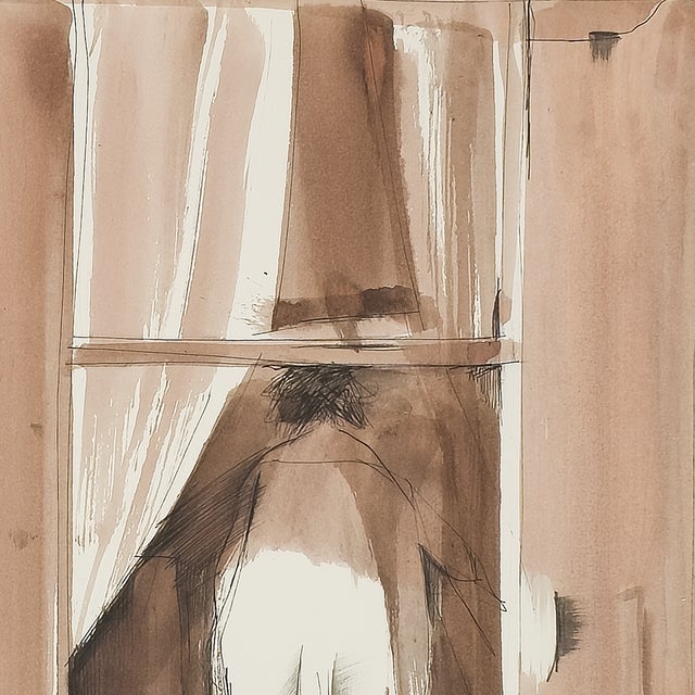 1970s Woman in Window - Serge Hollerbach, C. 1972 For Sale - Image 5 of 7