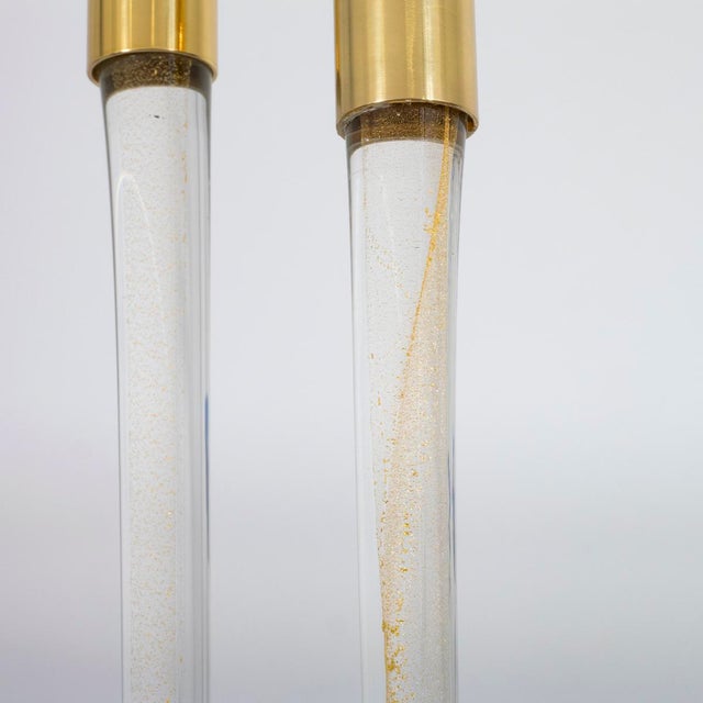 Sculptural brass flush mount ceiling light For Sale - Image 11 of 11