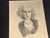 Early 20th Century Vintage June Marlowe & Clint Eastwood Charcoal Drawings, Signed by C. Mathis - a Pair For Sale - Image 5 of 10