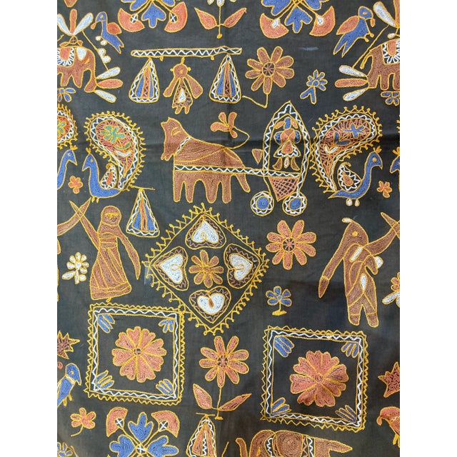Mid 20th Century Mid 20th Century Kashmiri Embroidery For Sale - Image 5 of 10