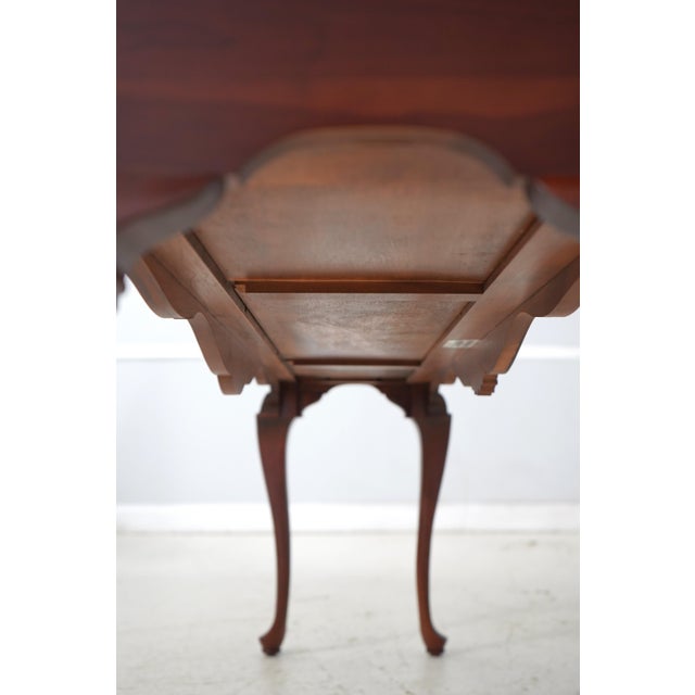 Ethan Allen Georgian Court Cherry Sofa Table For Sale - Image 15 of 18