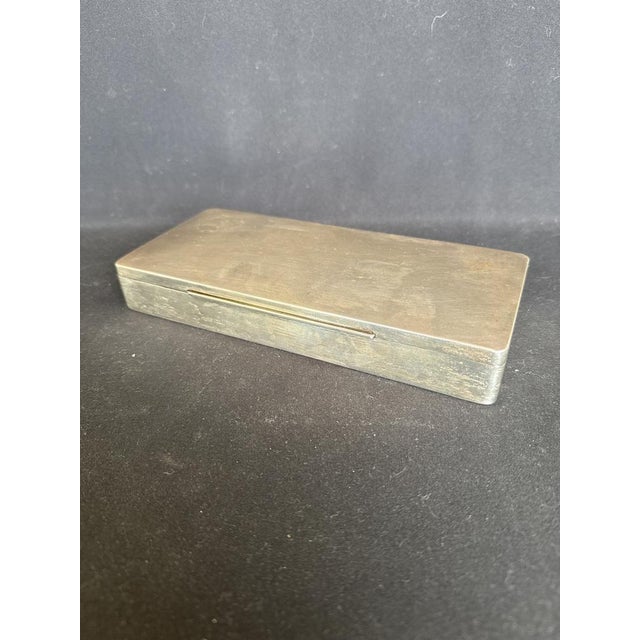 Art Deco Box in Argent Massif, 1925 For Sale - Image 6 of 8