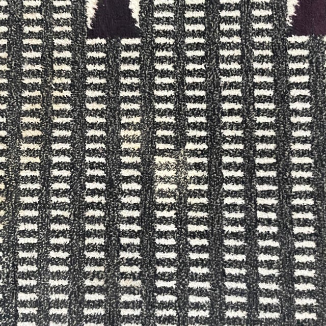 Gray Austrian Rug attributed to Josef Hoffmann for Johann Backhausen and Sohne, 1960s For Sale - Image 8 of 12