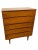 Stanley Furniture Vintage Mid Century Modern 4-Drawer Highboy Dresser by Stanley Furniture For Sale - Image 4 of 10