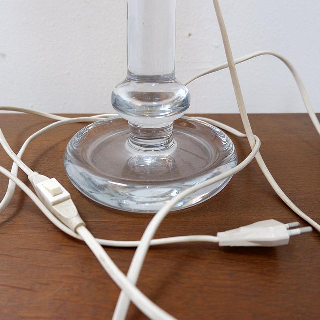 Sheraton Model Glass Table Lamp by Michael Bang for Holmegaard, 1970s For Sale - Image 10 of 12