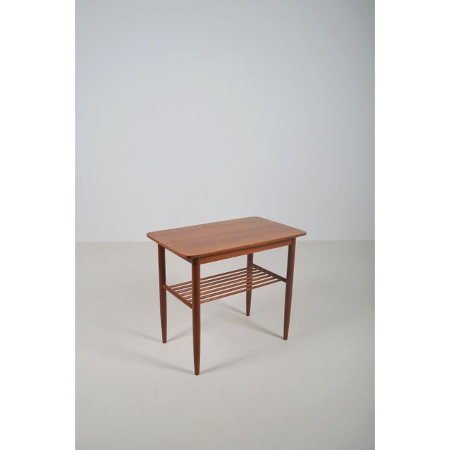 Danish Wooden Side Table, 1960s For Sale - Image 9 of 9