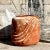 Ceramic Vintage Cylinder Terracotta Planter With Curved Ridges For Sale - Image 7 of 7