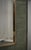 2000 - 2009 Mid-Century Italian Murano Green Art Glass and Brass Console Wall Mirror For Sale - Image 5 of 11