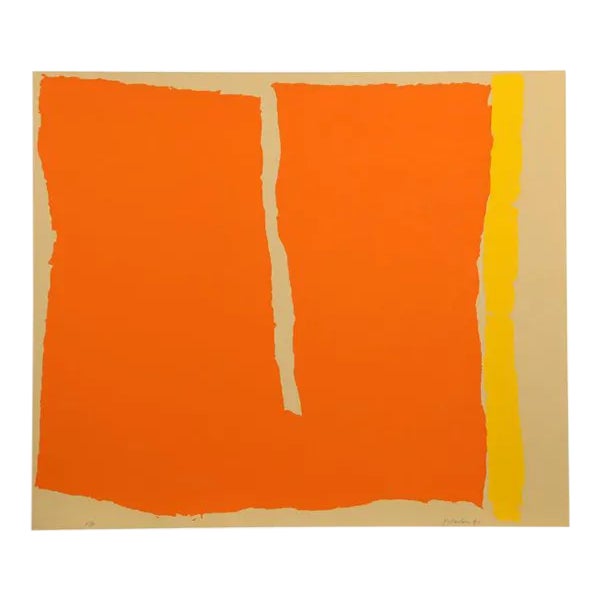 1980 Raymond Parker "Untitled 13" Signed Print For Sale