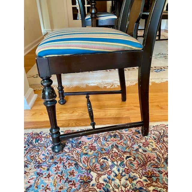 Brown 1920s Reischmann Company Dining Chairs Set of 5 For Sale - Image 8 of 12