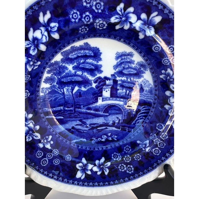 Shabby Chic Spode Tower Blue & White Bowl For Sale - Image 3 of 6