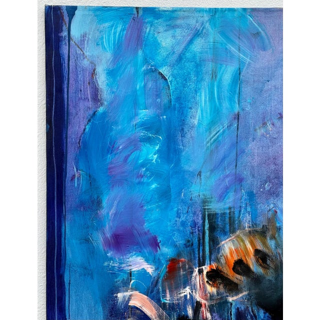 David Armitage Large Abstract Painting on Canvas For Sale In Tampa - Image 6 of 12