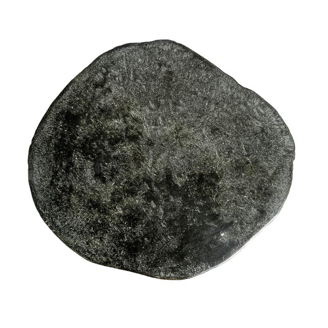 Early 21st Century River Rock Stack Vintage Outdoor Stool Side Table For Sale - Image 5 of 5