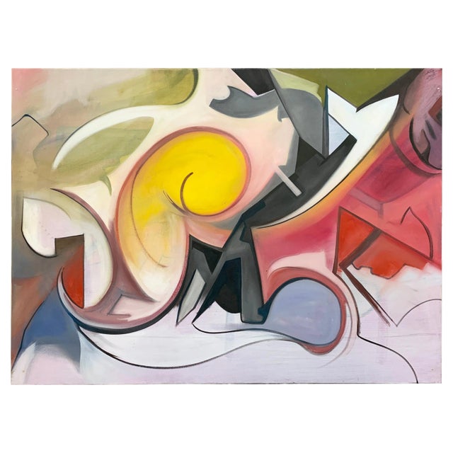 Bad Ass Bosoms Abstract Painting For Sale