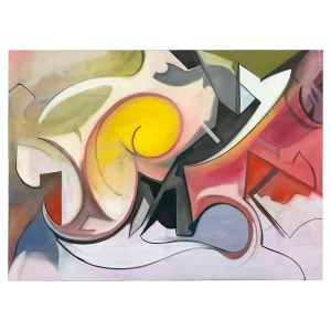 Bad Ass Bosoms Abstract Painting