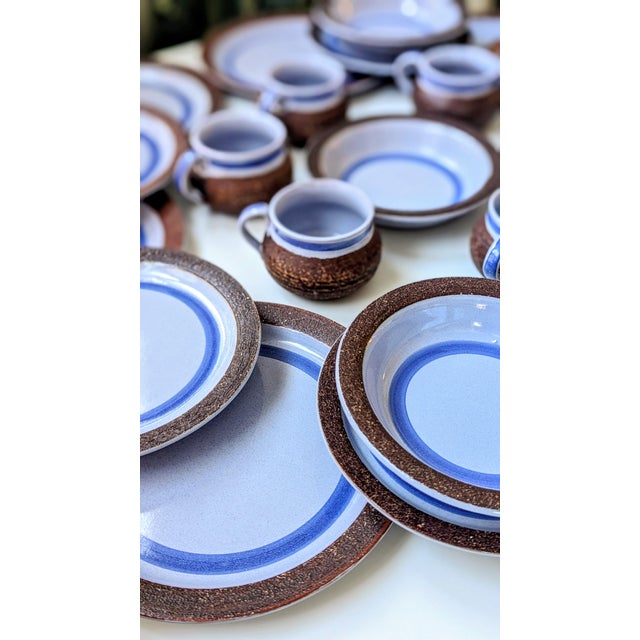 Mid-Century Modern 1950s Mid-Century Modern Swedish Gabriel Keramik Dinner Plates, Set of 8 For Sale - Image 3 of 5