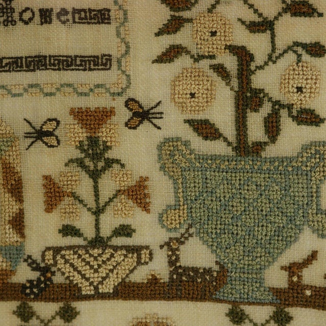 Regency Period Sampler, 1827, by Maria Thurgood For Sale - Image 13 of 18