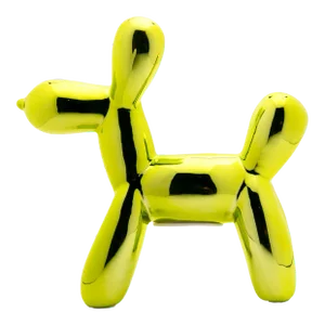 Interior Illusions Plus Lime Mini Ceramic Dog Piggy Bank - 7.5" tall