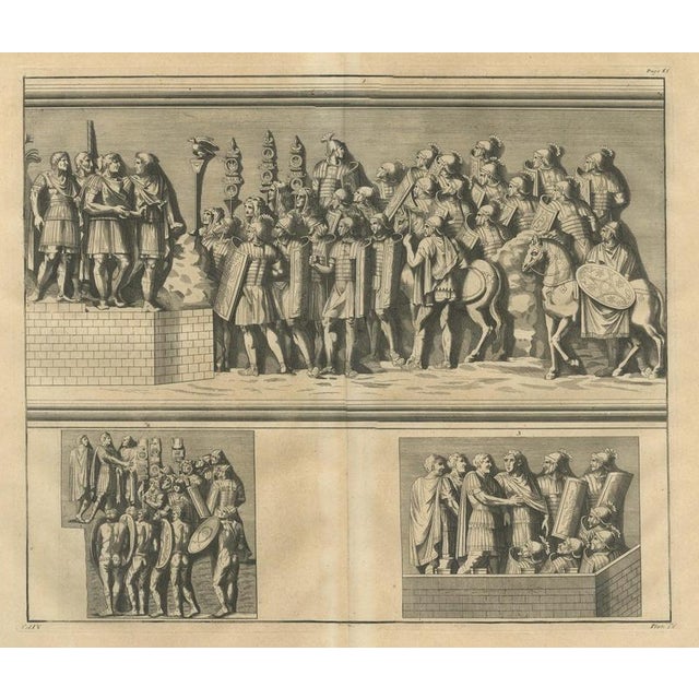 Montfaucon, Roman Army Assembled Before Its Commanders with Standards ...