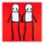 Stik, Holding Hands (Red), 2020 For Sale