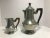 Antique Art Deco Pewter "Les étains L’île De France" Malta Coffee Pot & Creamer Set- 2 Pieces For Sale - Image 9 of 9
