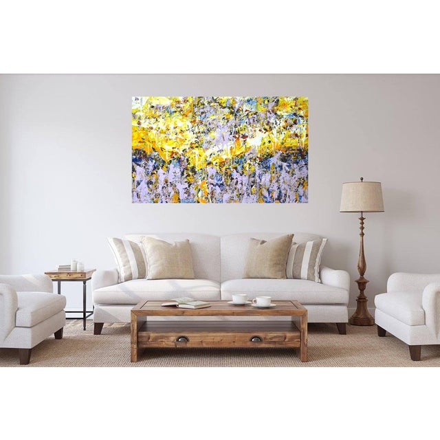 Yellow Abstraction 146. Original Painting.Iryna Kastsova For Sale - Image 8 of 11