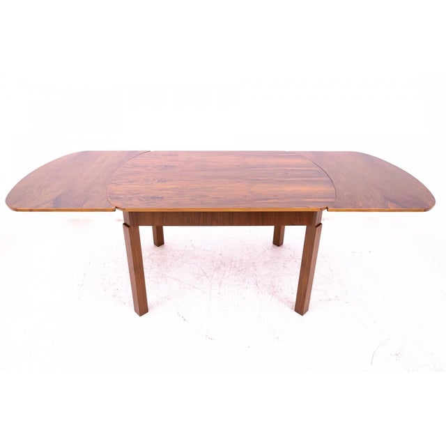 Wood Art Deco Table, Poland, 1930 For Sale - Image 7 of 9