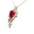 2.11 Carat Burmese Ruby Diamond Platinum Pendant Necklace, Gia Certified For Sale In Los Angeles - Image 6 of 8