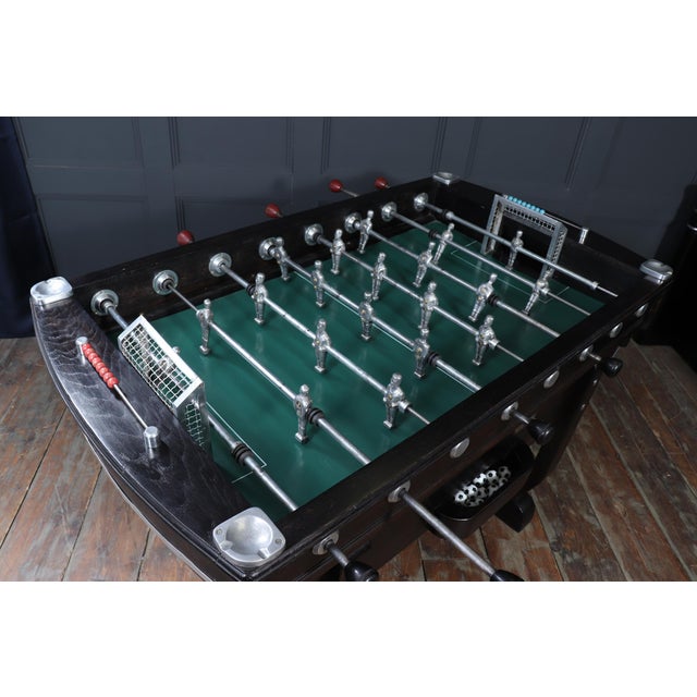 French Oak Coin-Operated Table Football Baby Foot Table, 1929 For Sale - Image 15 of 18