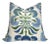 Tybee Tree Pillow Cover in Blue + Green, 22x22 Pillow For Sale