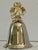 Metal Vintage 1995 Silver & Gold Christmas Wreath Bell For Sale - Image 7 of 7