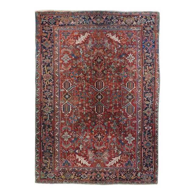Vintage Heriz Rug 7'5'' x 10'6'' For Sale
