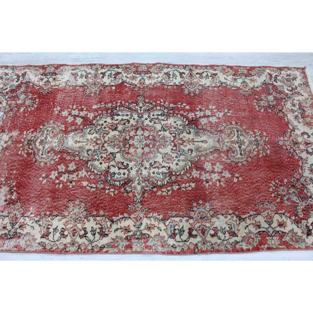 Traditional 1960' S Turkish Area Rug - 47"x 83" For Sale - Image 3 of 11