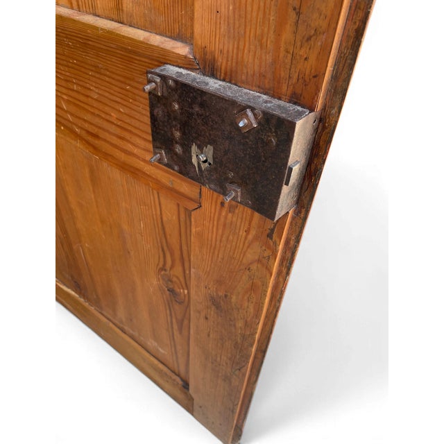 Antique Tyrolean Folk Art Painted Cabinet, 1801 For Sale - Image 9 of 17