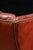 Vintage Wingback Tufted Leather Chesterfield Armchair in Burnt Red For Sale - Image 14 of 16