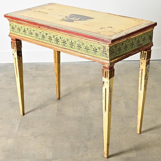 Italian 18th Century Painted Console Table For Sale - Image 11 of 13